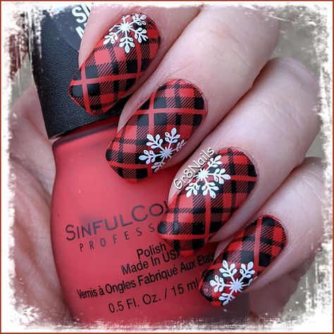 Red Plaid Buffalo Nails #buffalo #nails #plaid #red Snowflake nail design with nail stamping the cold-climate months are proper across the corner, and whether or not you may be going online from domestic for the the rest of 2020 or from time to time venturing into the office, locating the proper wintry weather outfit for paintings is key. But with regards to dressing for much less than applicable conditions, there are some variables one ought to bear in mind. As a result, bouts of concept ma Christmas Nail Stamping Designs, Winter Nail Stamping, Nail Stamping Christmas, Christmas Nails Stamping, Christmas Nails Buffalo Plaid, Maniology Christmas Nails, Christmas Nail Stamping Ideas, Plaid Nail Stamping, Maniology Stamping Ideas