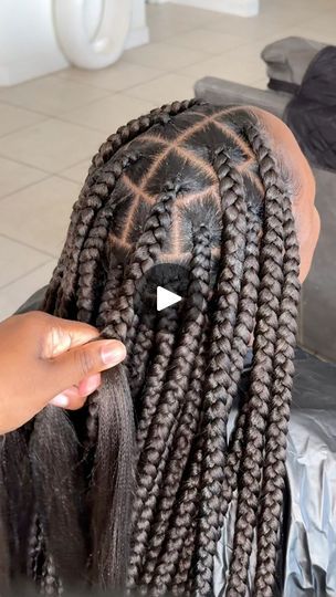 Large Knotless 😍 | Large Knotless Braids 💇🏾‍♀️😍🔥

#theprocess #hairtutorial #knotlessbraids | By Braids By Koya | Facebook Braids Large, Knotless Braids With Loose Ends, Box Braids Large, Grosse Braids, Large Knotless Braids With Curly Ends, Knotless Box Braids Large, Big Knotless Braids, Medium Large Knotless Braids, Big Knotless Box Braids