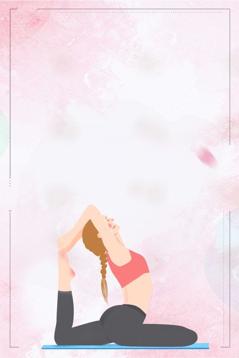 Watercolor Sport Yoga Poster Background Template Zumba Poster Background, Fitness Background Design, Physical Education Aesthetic, Training Wallpaper, Poster Background Template, Yoga Template, Yoga Wallpaper, Yoga Posters, Yoga Background