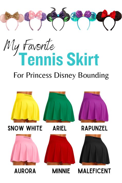 Fitness Skirt Outfits, Summer Disneybound Outfits, Easy Disney Bounding Outfits, Disney 5k Outfits, Princess Disney Bounding, Disney Princess Outfits Women Casual, Disney Outfits Best Friends, Cinderella Disney Bounding, Disney Outfits Magic Kingdom