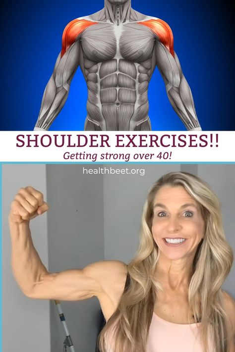 Shrink Shoulders Exercise, Sculpted Shoulders Women, Womens Shoulder Workout, Back Workouts For Women, Shoulder Exercises For Women, Shoulder Workout Women, Sculpted Shoulders, Deltoid Workout, Back Workouts