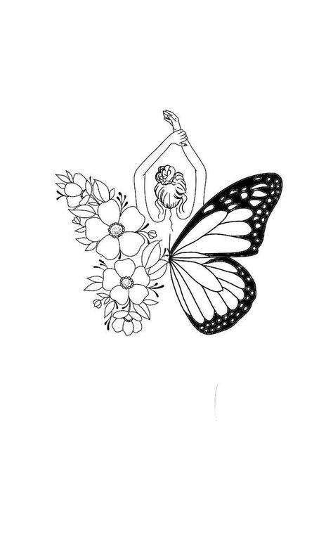 #CoolTattoos #TattooArt #InkMaster #TattooDesigns #InkedUp #TattooLovers #InkInspiration #TattooIdeas #CreativeInk #TattooStyle Embroidery Drawing Pattern, Butterfly Tattoo Designs For Women, Gitar Vintage, Embroidery Drawing, Butterfly With Flowers, Butterfly Tattoo Stencil, Drawing Pattern, Cute Tiny Tattoos, Tattoo Style Drawings