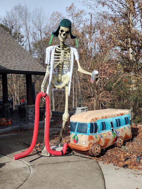 12 Foot Skeleton Ideas For Thanksgiving, 12 Ft Skelly Ideas, Funny Halloween Skeletons, 12ft Skeleton Outfits, 12 Ft Skeleton Christmas Ideas, 12 Ft Skeleton Clothes, 10ft Skeleton Ideas, Christmas Skeleton Ideas, Diy Giant Skeleton