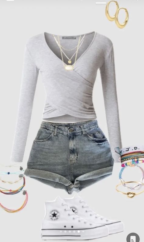 Latina Summer Outfits, Latina Clothes, Mall Outfit, Latina Outfits, Latina Fashion Outfits, Latina Fashion, Trendy Outfits For Teens, Outfit Inspo Casual, Cute Lazy Outfits