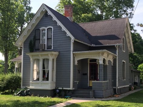 Gothic Revival — Adrian Architecture Carpenter Gothic House, Gothic Revival Cottage, Dollhouse Exterior, Gothic Revival House, Carpenter Gothic, Gothic Cottage, Architecture Elevation, Gothic Ideas, Building Layout