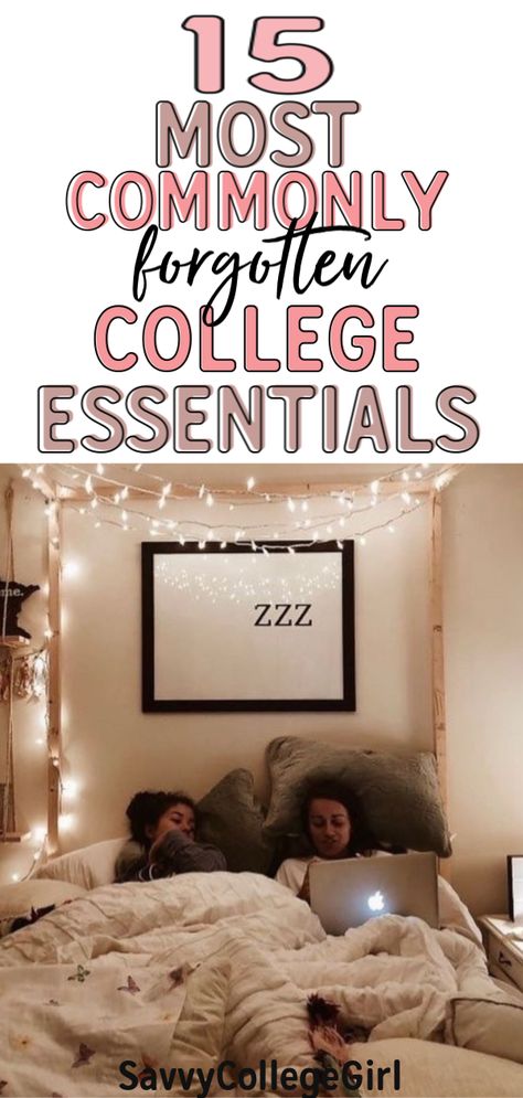 15 Most commonly forgotten college items! Some of these are weird college essentials IO can't live without! If you're creating your college checklist for move-in day, don't forget these items! These are the dorm room essentials I would recommend for any college students living in a dorm room. #collegedormroom #dormroomessentials #dormroomorganization #college #dormroomhacks College Items, College Dorm Checklist, Dorm Room Checklist, Dorm Checklist, College Necessities, College Checklist, College Dorm Room Essentials, College Life Hacks, College Survival