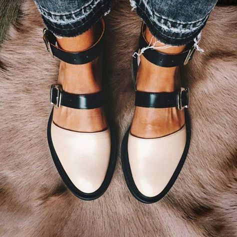 Buckle Flats, Work Heels, Block Sandals, 20 Off, Nude Sandals, Buckled Flats, Shoes Design, Types Of Heels, Leather Flat Shoes