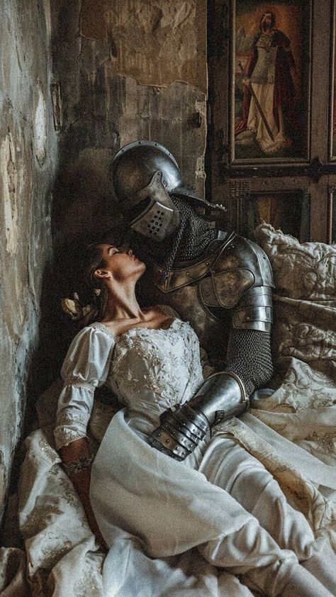 Medieval Romance, Fairytale Aesthetic, Arte Peculiar, Dark Fantasy Artwork, Open Relationship, Rennaissance Art, Knight Art, Romance Art, Fairytale Art