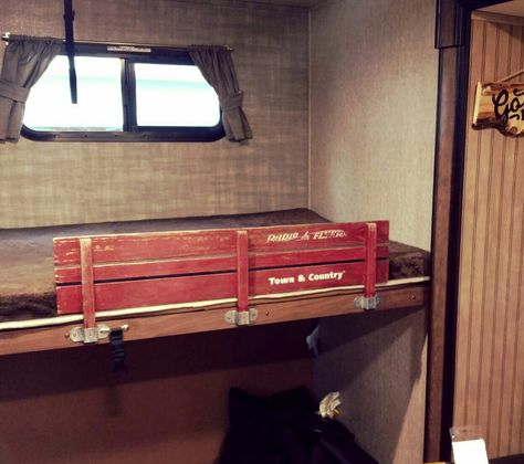 Rv Bunk Ladder Diy, Camper Bunk Bed Rails, Rv Bunk Bed Rails, Bunk Bed Railing Ideas, Camping Cot Ideas, Bunk Bed Rails, Cot Ideas, Bunk Bed Rail, Camping 2023