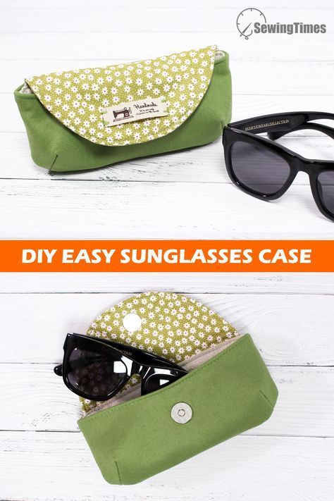 Eyeglass Cases Pattern, Fabric Eyeglass Cases, Diy Sunglasses, Glasses Pouch, Sewing To Sell, Glasses Cases, Diy Bags Purses, Beginner Sewing Projects Easy, Small Sewing Projects