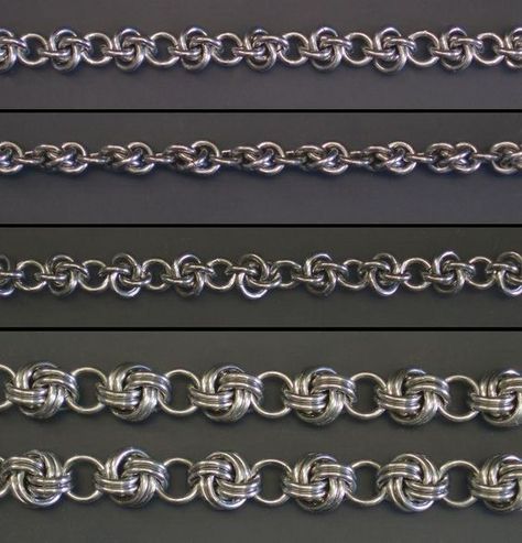 Fourever http://www.mailleartisans.org/weaves/weavedisplay.php?key=1178 Chainmaille Jewelry Patterns, Chain Maille Patterns, Jump Ring Jewelry, Chainmail Jewelry, Bijoux Fil Aluminium, Chainmaille Bracelet, Chain Maille Jewelry, Chain Maille, Silver Chains