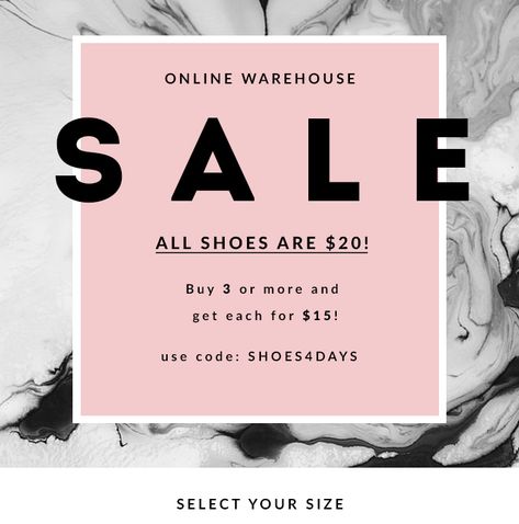 Mehr                                                                                                                                                                                 More Sale Design Ideas, Sales Design, Marbled Background, Email Layout, Sale Email, Email Marketing Inspiration, Email Marketing Design Inspiration, Professional Email, Referral Marketing