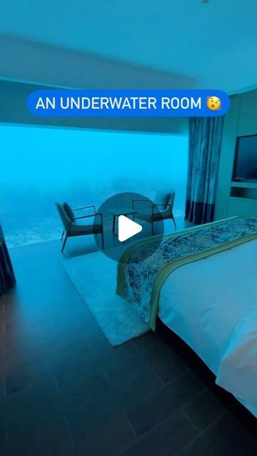 Skyscanner on Instagram: "Would you stay in an underwater hotel room? 

This one is in the Pullman Resort in the Maldives 🇲🇻

📹 Footage shot by @mariebucketlist 

#TravelReels #UnderwaterWorld #Maldives #MaldivesHotels" Maldive Resort, Underwater Hotel Room, Underwater Room, Underwater Hotel, Maldives Hotel, Maldives Resort, The Maldives, February 19, Underwater World