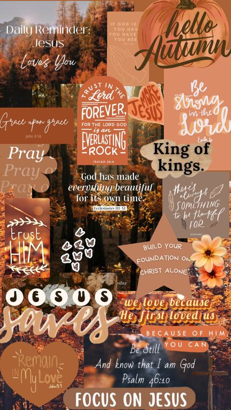 Fall Backgrounds Iphone, Christian Iphone Wallpaper, Christian Fall, Christian Quotes Wallpaper, Bible Verse Background, Cute Fall Wallpaper, Bible Quotes Wallpaper, Study Bible, Christian Quotes God