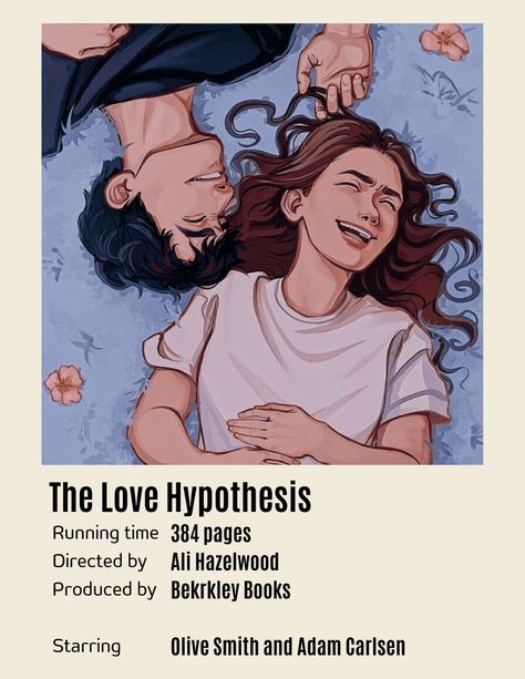 The Love Hypothesis Book Poster The Love Hypothesis Fanart Adam, Love Hypothesis Art, The Love Hypothesis Polaroid Poster, The Live Hypothesis Fanart, The Love Hypothesis Poster, The Love Hypothesis Fan Cast, Adam And Olive The Love Hypothesis, Books Like The Love Hypothesis, Olive And Adam The Love Hypothesis Fanart