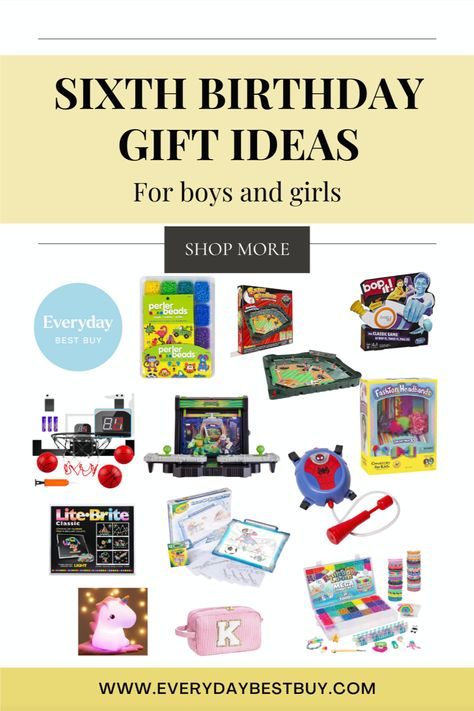 Make their 6th birthday unforgettable with the best birthday gifts! Our blog features top gift ideas and present ideas that are perfect for a children’s party. Explore a range of birthday gifts for boys and girls and find the most exciting kids birthday gifts to celebrate their big day. Thanksgiving Books, Daycare School, Age Appropriate Toys, Baby Bedtime, Present Ideas, Halloween Books, 6th Birthday Parties, Birthday Gifts For Boys, Kids Birthday Gifts