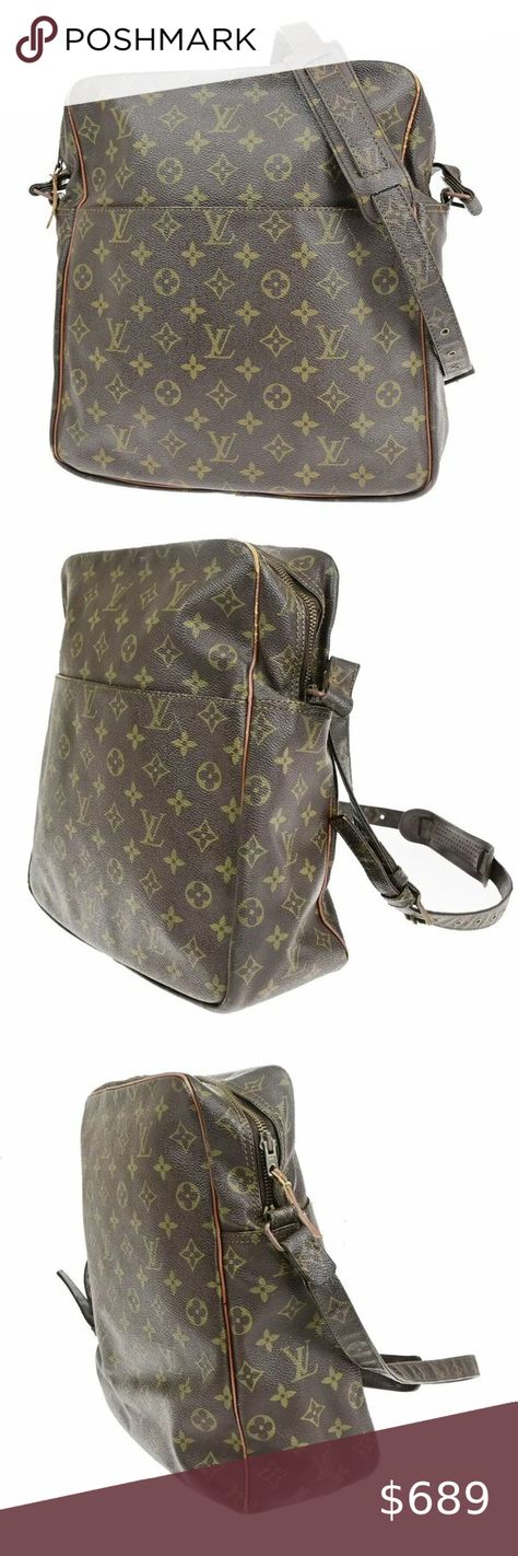 LOUIS VUITTON Marceau Shoulder Bag Monogram Leather Brown France Louis Vuitton Marceau, Monogrammed Leather, Vuitton Handbags, Shoulder Pads, Rust, Shoulder Strap, Louis Vuitton, Monogram, Shoulder Bag