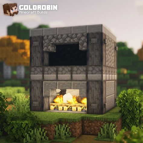 Minecraft Furnace, Construction Minecraft, Minecraft House Ideas, Case Minecraft, Minecraft Structures, Bangunan Minecraft, Minecraft Farm, Minecraft House Tutorials, Minecraft Castle