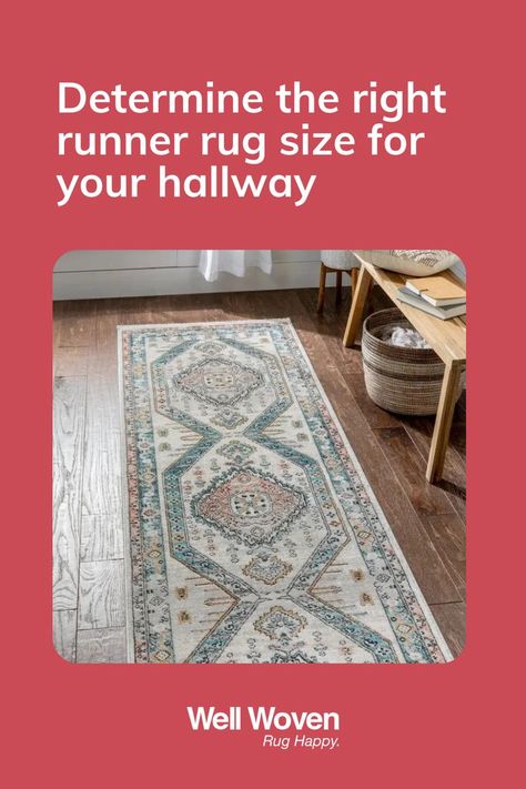 Unlock the secrets to selecting the ideal runner rug size for your hallway with our comprehensive guide. From measuring techniques to expert tips, this blog unravels the mystery behind achieving a perfectly proportioned runner rug. Hallway Runner Size Guide, Hallway Runners Ideas, Inside Front Door, Hallway Runner Rugs, Hall Runner, Dark Floors, Long Hallway, Hall Rugs, Rug Runners