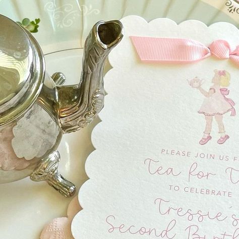 Baby Doll Tea Party Birthday, Tea Party For Two 2nd Birthday, Tea For Two Birthday Party, Tea For Two Birthday, Aurora Birthday, Doll Tea Party, Dessert Gifts, 1st Birthday Party Themes, Tea For Two