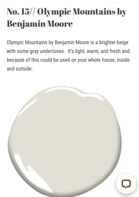 Bm Olympic Mountains, Olympic Mountains Benjamin Moore, Farmhouse Updates, House Palette, Exterior Color Combinations, Taupe Kitchen, Camp Cabin, Olympic Mountains, Interior House Colors