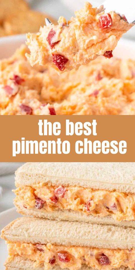 Old Fashioned Pimento Cheese Recipe, Pimento Cheese Recipe Easy, Sandwich Spread Recipes, Cream Cheese Spread Recipes, Pimento Cheese Recipe, Cheese Spread Recipes, Pimento Cheese Sandwiches, Pimento Cheese Spread, Homemade Pimento Cheese