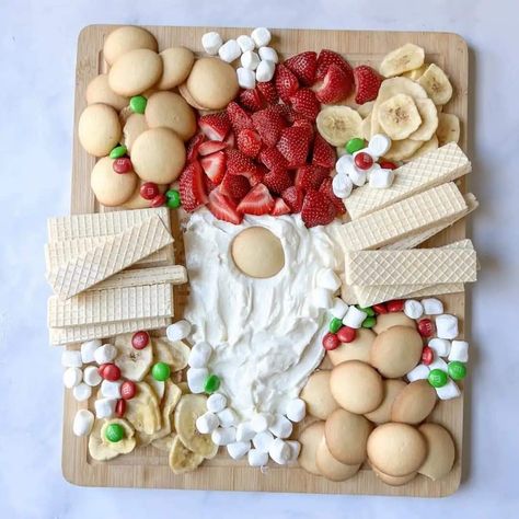 Gnome Dessert Board, Dessert Board, Santa Gnome, Holiday Eating, Fruit Dip, Xmas Food, Vanilla Wafers, Christmas Snacks, Christmas Goodies