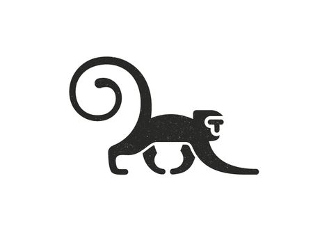 T Monkey 1 by Stevan Rodic - Dribbble Monkey Logo Design, Monkey Icon, Jungle Thema, Monkey Logo, Monkey Tattoos, Monkey Design, Bar Logo, Logo Mark, Animal Logo