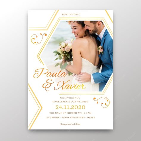 Wedding Card With Photo, Wedding Poster Design, Invitation Engagement, Wedding Album Layout, Digital Wedding Invitations Templates, Wedding Invitation Elegant, Postcard Wedding Invitation, Engagement Invitation Template, Digital Invitations Wedding