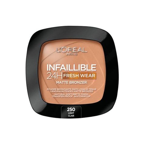 How To Apply Bronzer, Loreal Paris Infallible, Sunkissed Skin, Powder Bronzer, Olive Undertones, Highlighter And Bronzer, Matte Bronzer, Different Skin Tones, Matte Powder