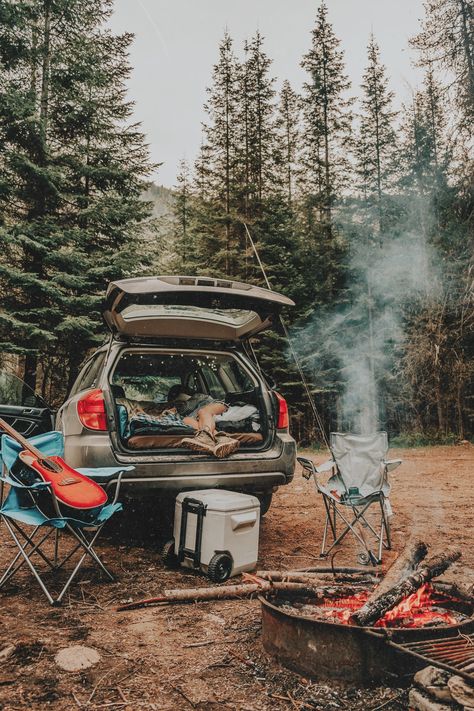 Car Camping Aesthetic Couple, Camping Romance, Campfire Guitar, Couple Trips, Camping Aesthetic Couple, Car Camping Aesthetic, Summer Camping, Camping With Friends Aesthetic, Camping Aesthetic Friends