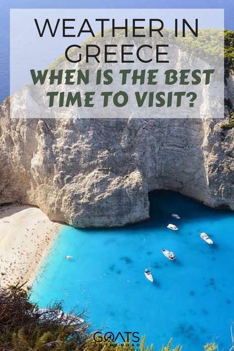 Weather in Greece: When is The Best Time to Visit? Backpacking Itinerary, Europe Backpacking, Visit Greece, Backpacking Europe, Visiting Greece, No Rain, Europe Travel Guide, Travel Kit, Travel Images