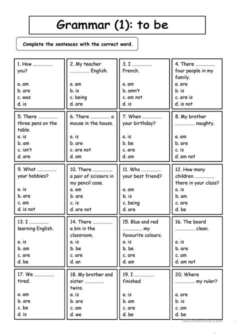 Middle School Grammar Worksheets, Middle School Grammar, English Grammar Test, English Grammar Exercises, Grammar Quiz, Grammar For Kids, Past Simple, Grammar Exercises, Teaching English Grammar