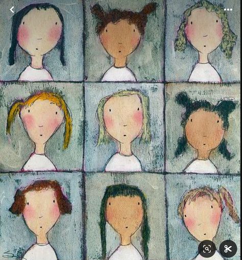 Face Collage, Whimsy Art, Journal 3, Painting People, Mixed Media Art Journaling, Abstract Portrait, Art Journal Inspiration, Whimsical Art, Art Plastique