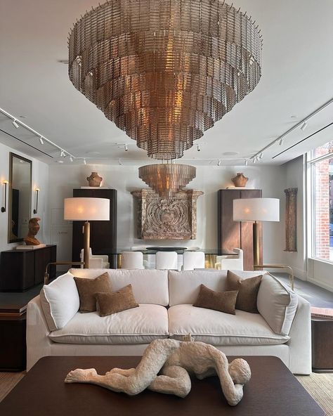 I only recommend lighting and decoration from restoration hardware stay away from cloud sofa ! | Instagram Restoration Hardware Chicago, Kia Interior, Cloud Sofa, Restoration Hardware, Arch, Lab, Chicago, Sofa, Interior Design