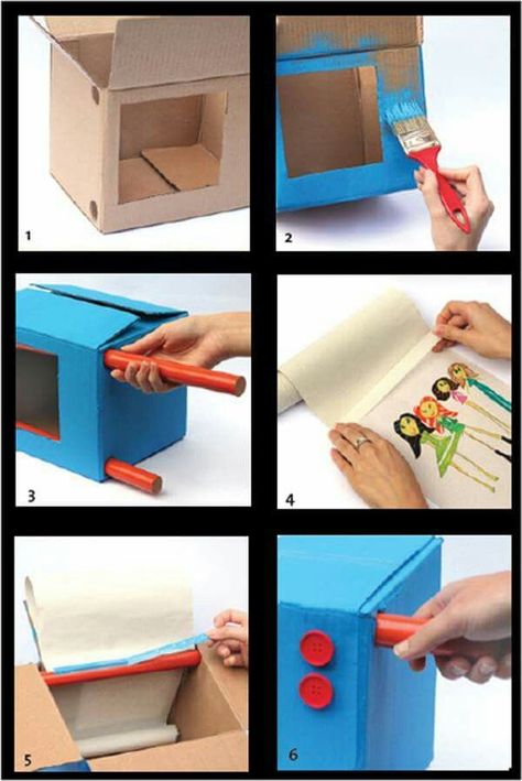 Cardboard Tv Craft, Cardboard Tv, Tv Craft, Cardboard Toys, Bible Crafts For Kids, Bible Crafts, Sunday School Crafts, Science Experiments Kids, Paper Crafts Diy Kids