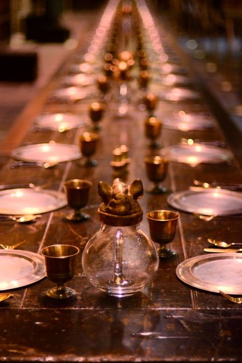 Debutante Aesthetic, Banquet Aesthetic, Food Magic, Gryffindor Aesthetic, Medieval Period, Harry Potter Aesthetic, Banquet Tables, Taper Candle, Tea Light Candle