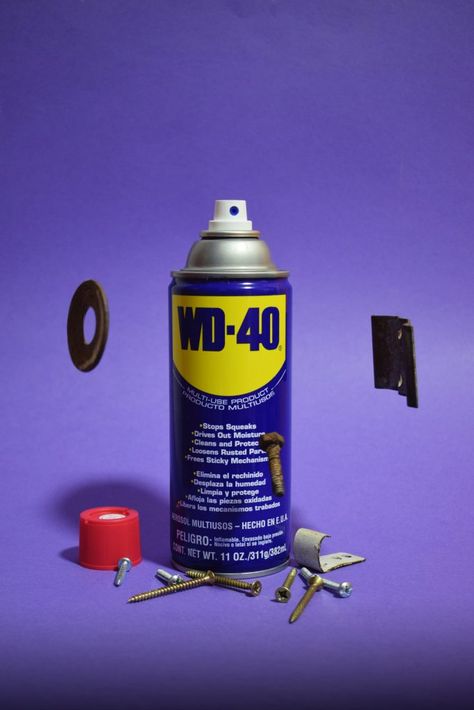 Squeaky Door Hinges, Wd 40 Uses, Natural Household Products, Squeaky Door, 40 Aesthetic, Wd 40, Crude Oil, Central Nervous System, Cotton Swab