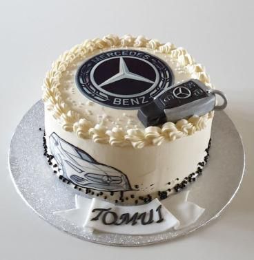 Cake For Car Lover Men, Mercedes Benz Cake Ideas, Mercedes Cake Birthdays, Wedding Cake Neutral, Boys Bday Cakes, Car Cakes For Men, Lover Cake, Birthday Cake For Boyfriend, Military Cake