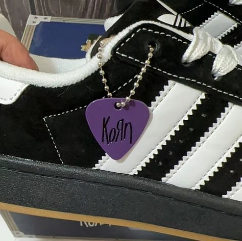 Korn x adidas Campus 00s IGO792 Korn Adidas Shoes, Korn Adidas, Adidas Campus 00s, Cool Outfit Ideas, Cute Shoe, Digital Closet, Chunky Shoes, Cool Outfit, Shoe Ideas