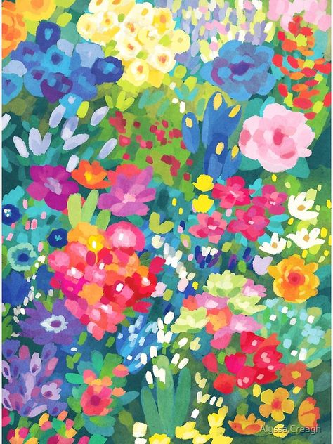 Spring Canvas, 수채화 그림, Tableau Art, Arte Inspo, Spring Art, Flower Art Painting, 그림 그리기, Floral Painting, Painting Inspiration