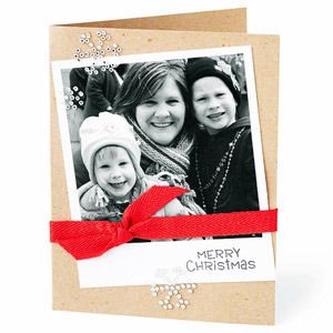 Homemade Photo Christmas Cards, Diy Christmas Cards With Photo, Photo Xmas Cards, Santas Grotto, Holiday Card Ideas, Classic Christmas Cards, Christmas Card Tutorials, Christmas Workshop, First Christmas Photos