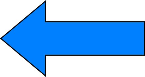 Illustration of a blue left facing arrow : Free Stock Photo Arrow Pointing Left, Blue Arrow, Left Arrow, Arrow Point, Clip Art Free, Free Clip Art, Art Drawings Sketches, Photo Illustration, Free Pictures