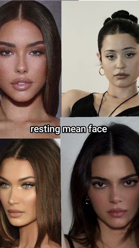 #winter outfit Types Of Resting Faces, Resting Face Types, Beauty Types Faces, 365 Days Laura Dress, Sharp Cheekbones, Resting B Face, Beauty Types, Heart Shape Face, Adrina Lima