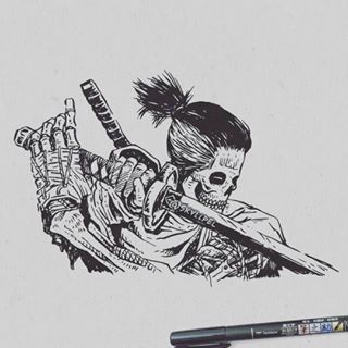 Sketches of Maze R.🇵🇭 (@skvllpel) • Instagram photos and videos Sekiro Tattoo Design, Sekiro Tattoo, Sekiro Wolf, Drawing Traditional, Oni Tattoo, Archangel Tattoo, Magic Tattoo, Gothic Tattoo, Dragon Ball Super Art