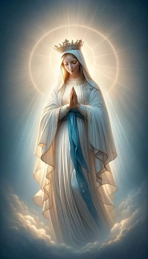 Mother Mary Wallpaper, Immaculate Mary, Mary Jesus Mother, Mother Mary Pictures, Mary Images, Jesus Mother, Virgin Mary Art, Mother Mary Images, Catholic Pictures