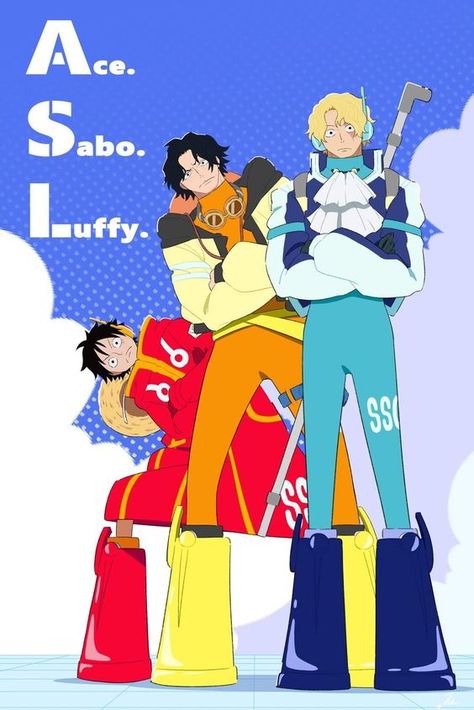 One Piece Trio Pfp, Asl Trio, Luffy Ace Sabo, Character Design Art, Luffy Ace, Jokes And Puns, Sabo One Piece, رورونوا زورو, Ace Sabo Luffy