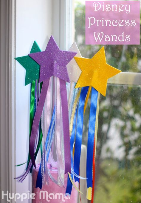 Disney Princess Crafts, Wand Tutorial, Disney Crafts For Kids, Summer Crafts For Toddlers, Princess Activities, Disney Camping, Princess Crafts, Disney Prince, Disney Princess Birthday Party