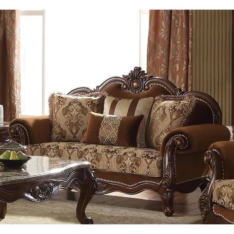 Reupholstery Ideas, Traditional Loveseat, Jamaica House, Rolled Arm Sofa, Meridian Furniture, Acme Furniture, Living Room Collections, Traditional Living Room, Formal Living Rooms