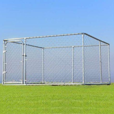 Temu：Shop like a Billionaire Dog Cage Outdoor, Pig Pens, Diy Dog Run, Chain Link Dog Kennel, Building A Dog Kennel, Indoor Dog Kennel, Dog Kennel Designs, Kennel Cover, Dog Run